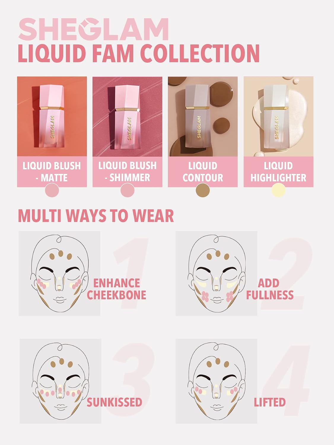 Sheglam Color Bloom Liquid Blush- 5.2 ml