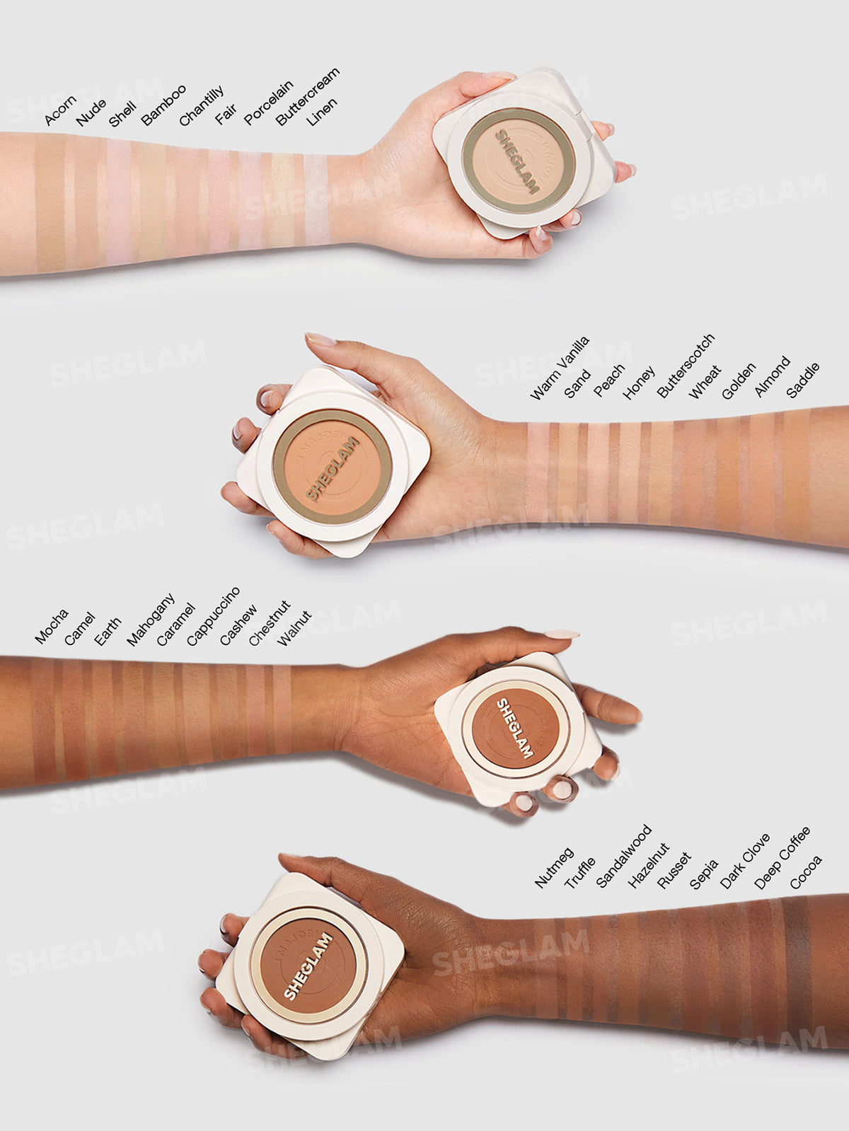 Sheglam Skin-Focus High Coverage Powder Foundation- 11 g