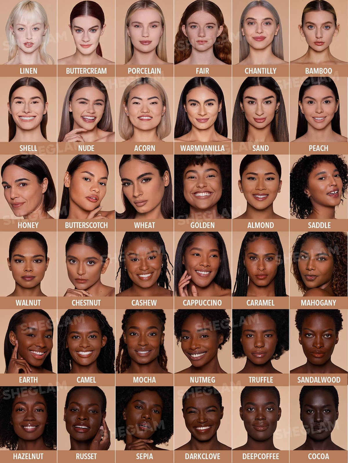 Sheglam Skin-Focus High Coverage Powder Foundation- 11 g
