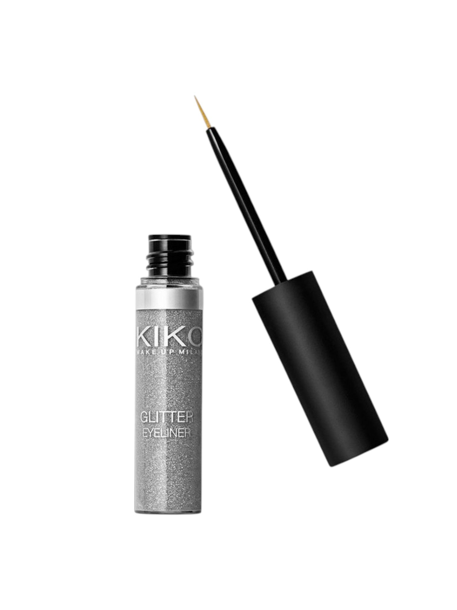 Kiko glitter eyeliner with applicator on a white background. Kiko, Monza Outlet, Monza Fashion, Shein Outlet